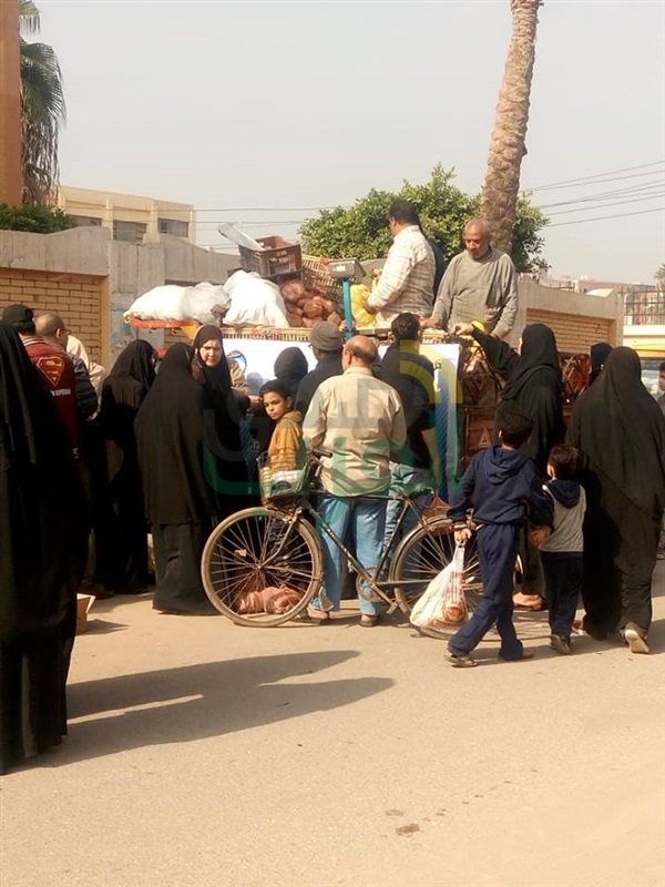 بالصور.. مستقبل وطن يواصل الدفع بقوافل السلع الغذائية في كفر الشيخ