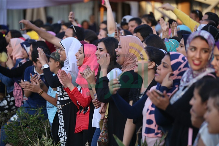 بالصور.. أحمد جمال يشعل حفل الربيع بـ"وادي دجلة" 