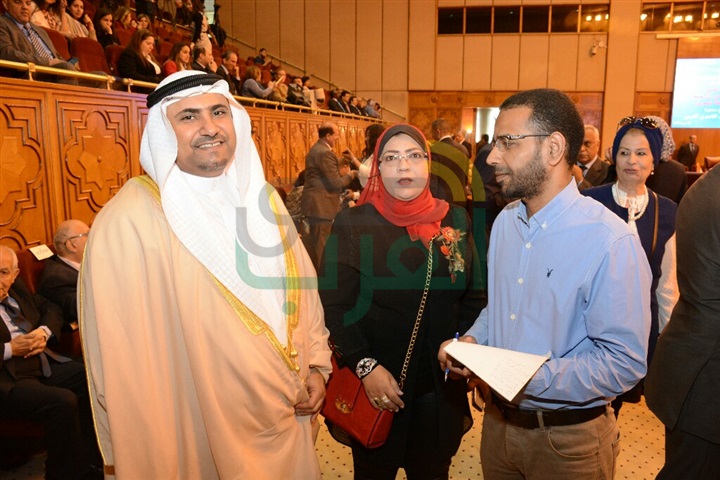 بالصور.. "الموجي" تحضر احتفالية رئيس وزراء البحرين بالجامعة العربية