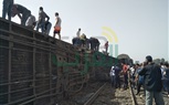 بالصور.. حادث قطار طوخ