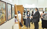 رئيس جامعة كفر الشيخ يفتتح معرض الفن التشكيلي بالتربية النوعية 