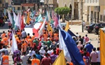 انطلاق مسيرة حاشدة بكفر الشيخ احتفالاً بذكري 30 يونيو (صور)