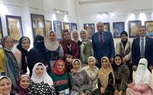 مستشار وزير التعليم العالي يفتتح معرض الفن التشكيلي بنوعية كفر الشيخ