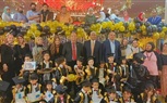 رئيس الإتحاد العربي للتعليم والبحث العلمي يشارك الأطفال فرحتهم      