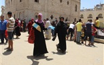 مليونا  مسلم ومسيحي احتفلوا بذكري رحلة العائلة المقدسة لدير جبل الطير بالمنيا  