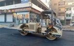 محافظ كفر الشيخ يتابع أعمال رصف شارع 