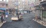  الإنتهاء من أعمال رصف شارع سعد زغلول بدسوق