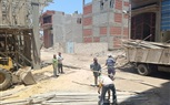 استمرار إزالة التعديات ومخالفات البناء بسيدى سالم في كفر الشيخ