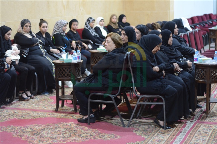 بالصور..عزاء داليا التونى بمسجد الحامدية الشاذلية 