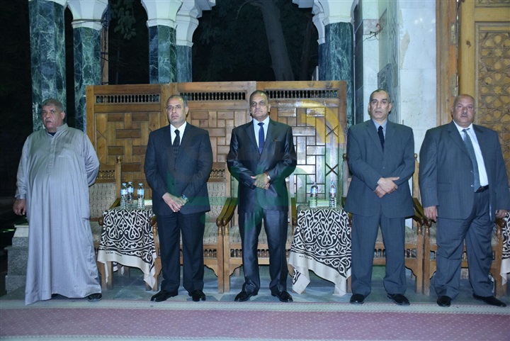 ‎بالصور.. عزاء شقيق محافظ الاسكندرية بحضور ابراهيم محلب بمسجد عمر مكرم بوسط البلد